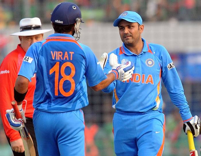 Virat Kohli not in Sehwag's top three Indian batters list for the T20 World Cup