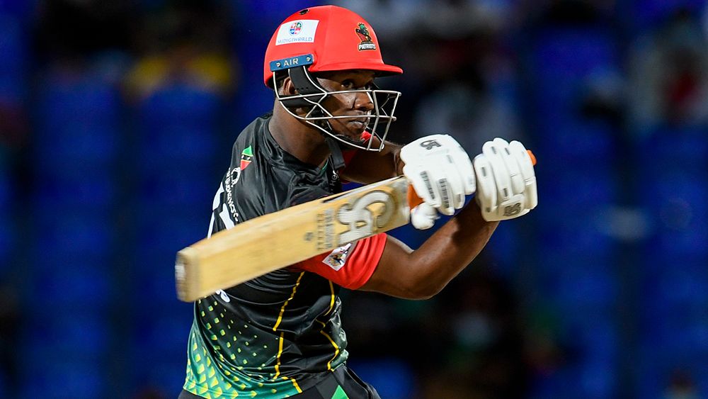 CPL 2021 | TKR vs SKNP: Evin Lewis' onslaught helps Patriots return to winning ways 