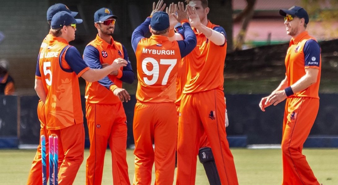 NED v UGA| Netherlands win three in a row; secures semi-final spot in ICC Men’s T20 World Cup Qualifier B