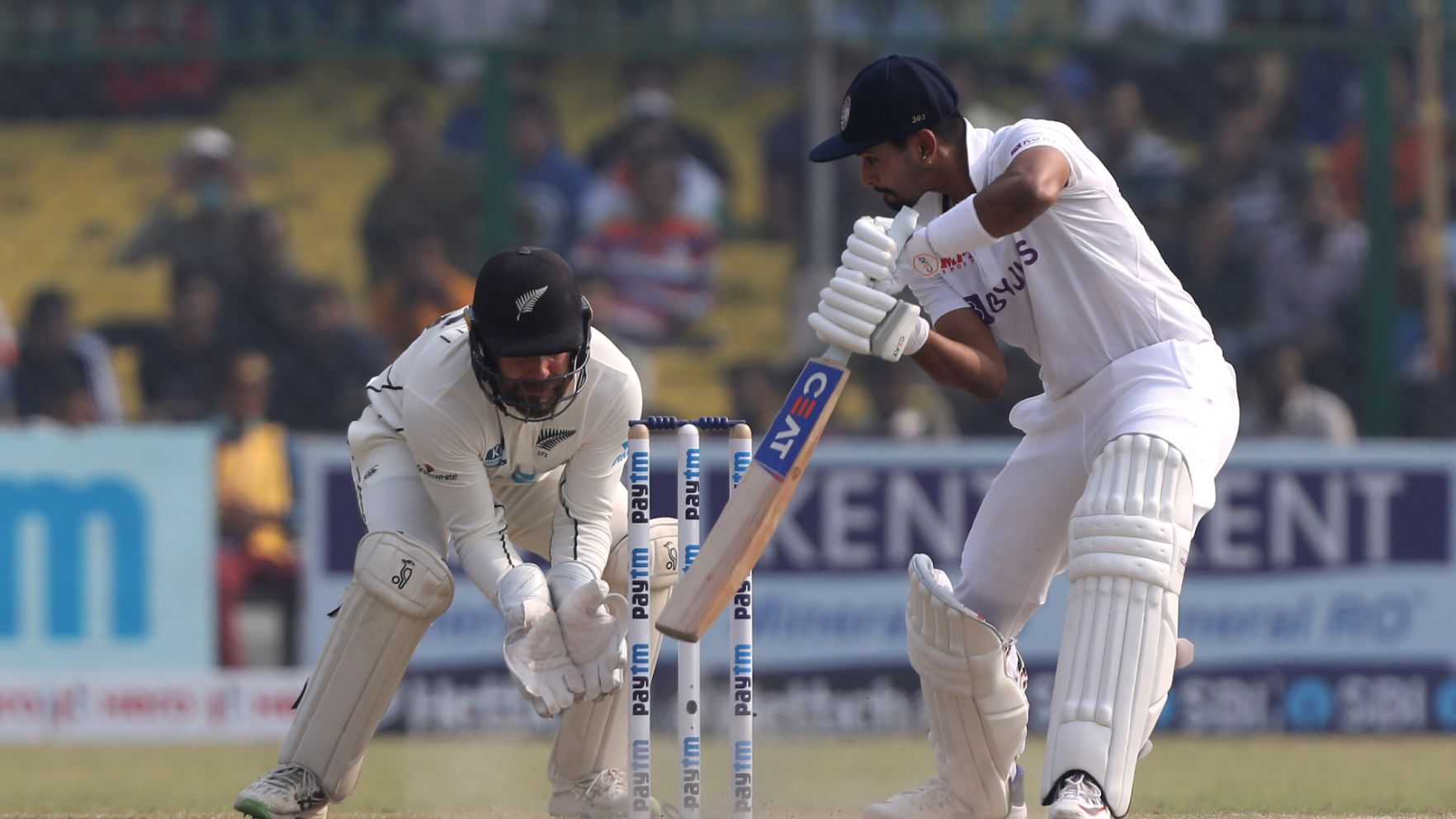 Shreyas Iyer becomes first Indian to hit century and fifty on Test debut