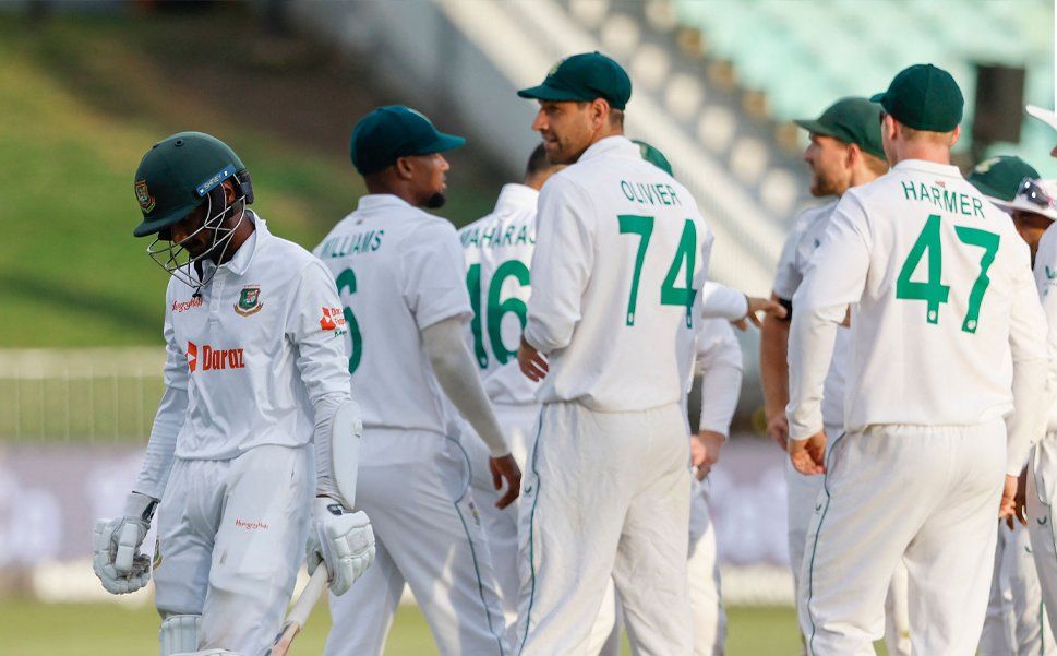 SA v BAN | 1st Test | Day 04: Hosts on top as Bangladesh jolted with three quick wickets in pursuit of 274