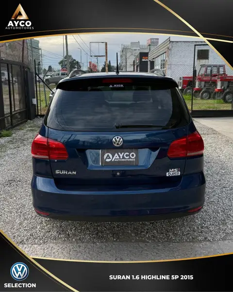 Volkswagen SURAN 1.6MSI HIGHLINE 2015