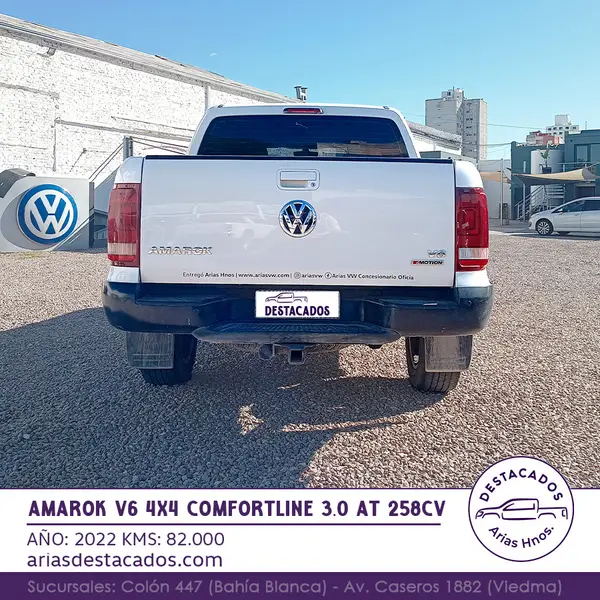 Volkswagen AMAROK V6 4X4 COMFORTLINE 3.0 AT 258cv 2022