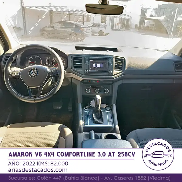 Volkswagen AMAROK V6 4X4 COMFORTLINE 3.0 AT 258cv 2022