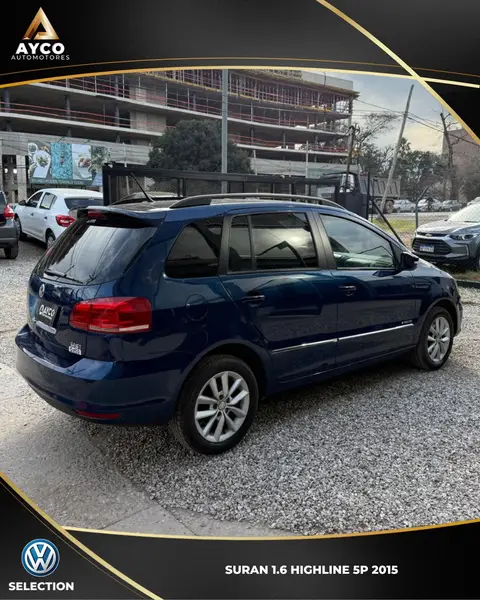 Volkswagen SURAN 1.6MSI HIGHLINE 2015