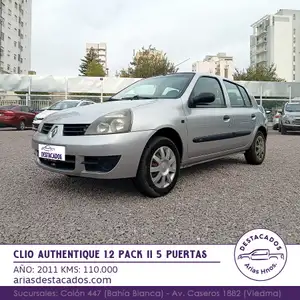 Renault CLIO AUTHENTIQUE 1.2 PACK II 5 PUERTAS 2011
