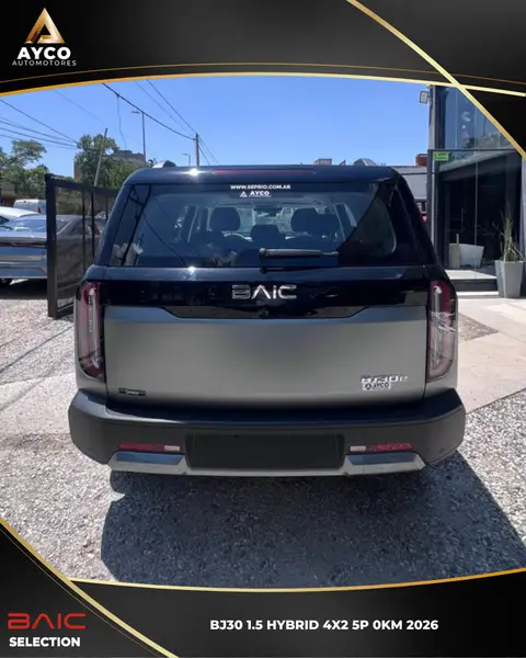 BAIC BJ30 1.5 HYBRID 4X2 2026