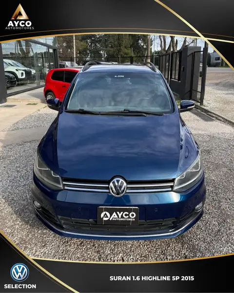 Volkswagen SURAN 1.6MSI HIGHLINE 2015