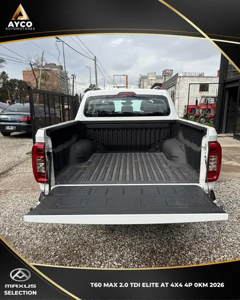 MAXUS T60 MAX 2.0TDI ELITE 4X4 AT 2026