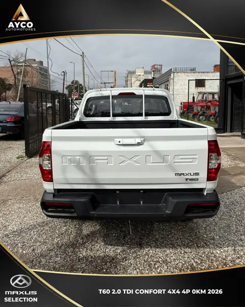 MAXUS T60 2.0TDI CONFORT 4X4 2026