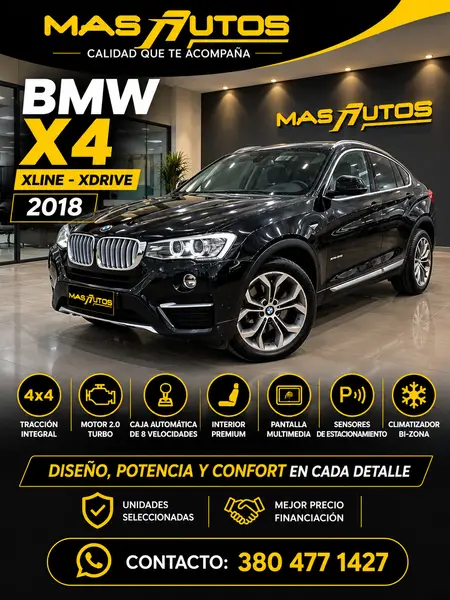 BMW X4 Xline Xdrive 2.8i 2018