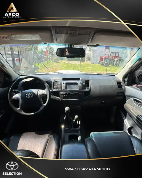 Toyota SW4 3.0TDI D-4D SRV CUERO 4X4 7PLS 2013
