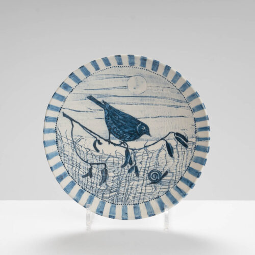 LC142Y349 Dish with Catkins