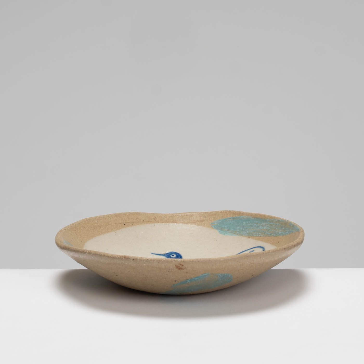 JFK394Y420 Small Blue Bird Plate