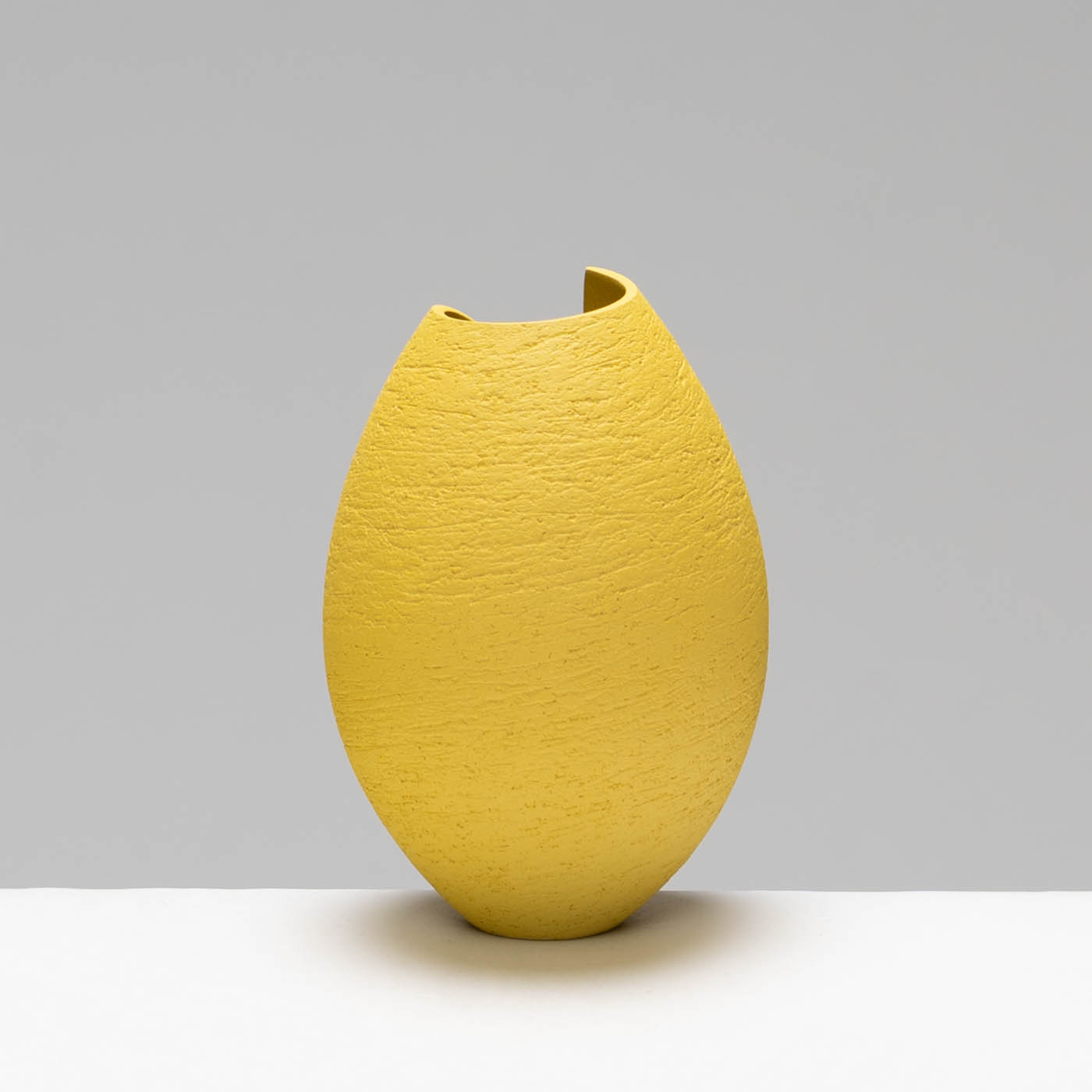 ASH259X83 Yellow Cut and Altered Pinch Pot