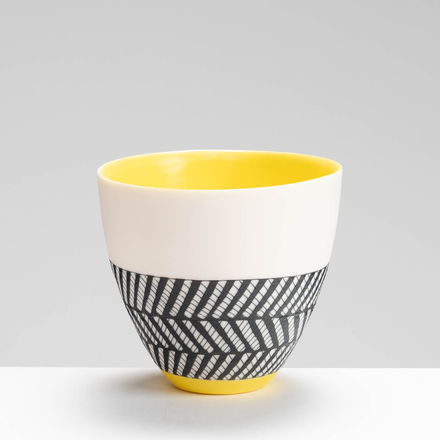 LS345Y761 Small Bowl with Deep Yellow Interior