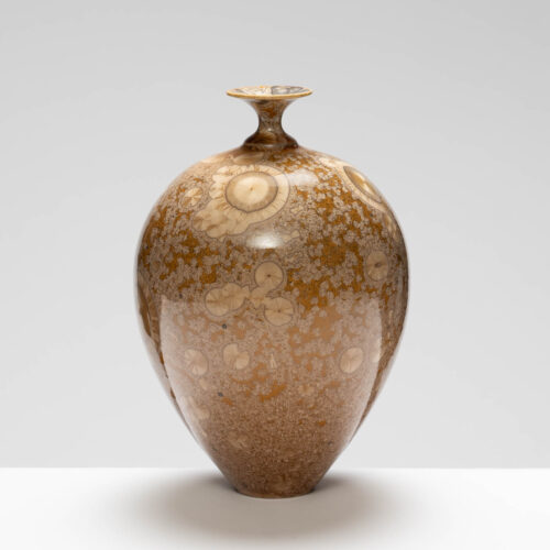 MH409Y136 Medium Vase Yellow/Amber