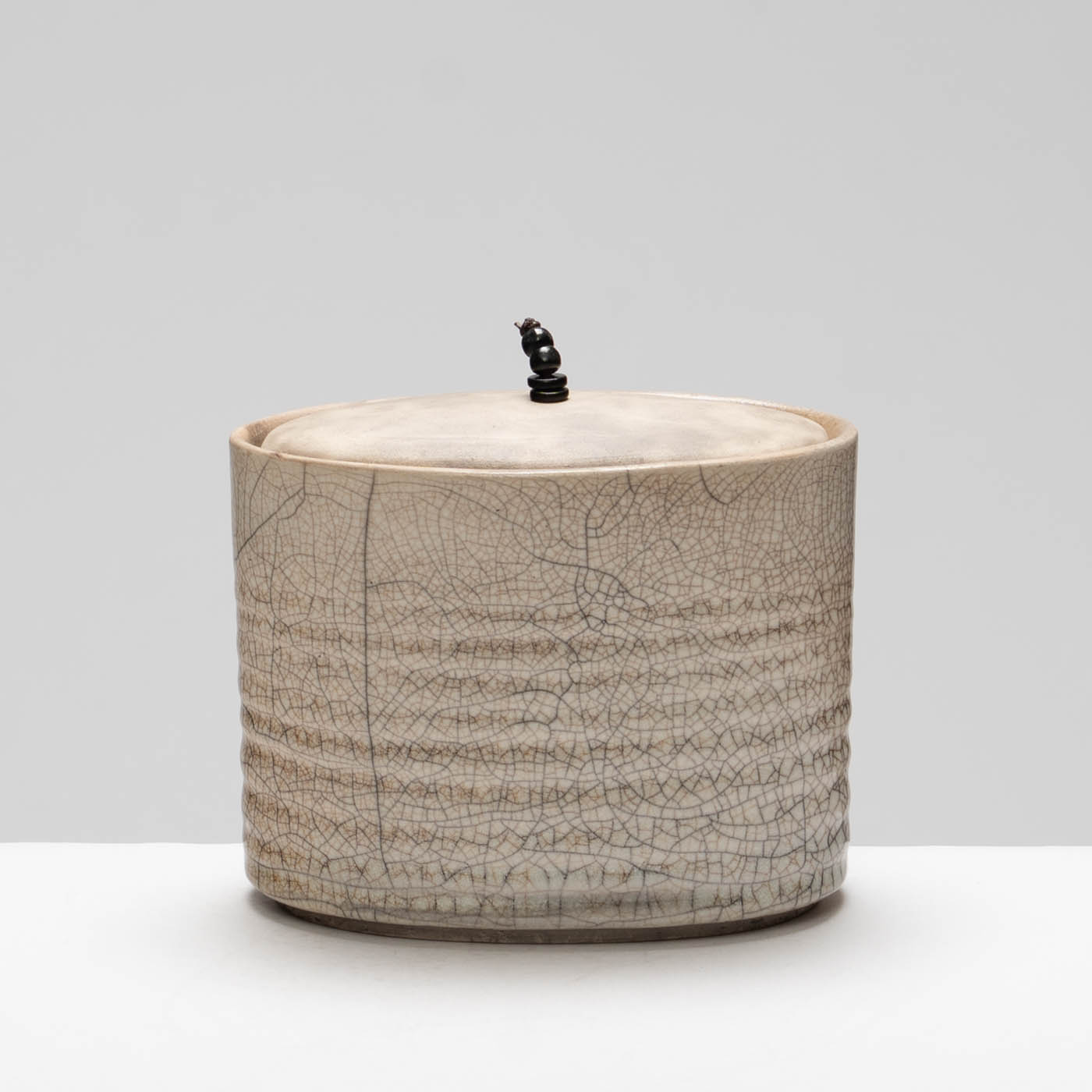 KS400Y92 Ellipse Raku Oval Container