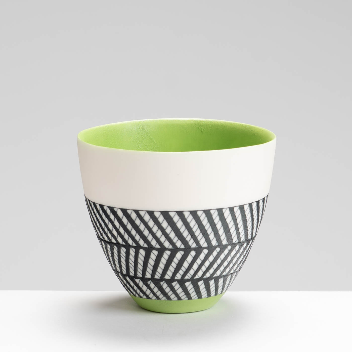 LS345Y733 Small Bowl with Deep Chartreuse Interior