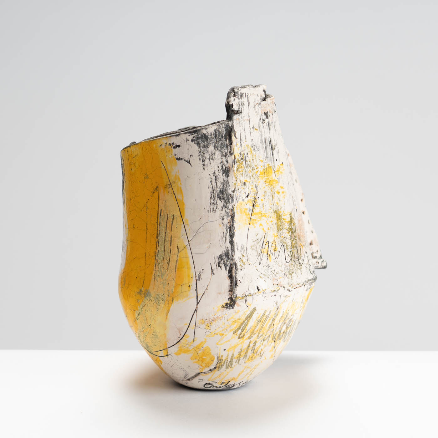 ES582Y63 Medium Yellow Fragmented Vessel