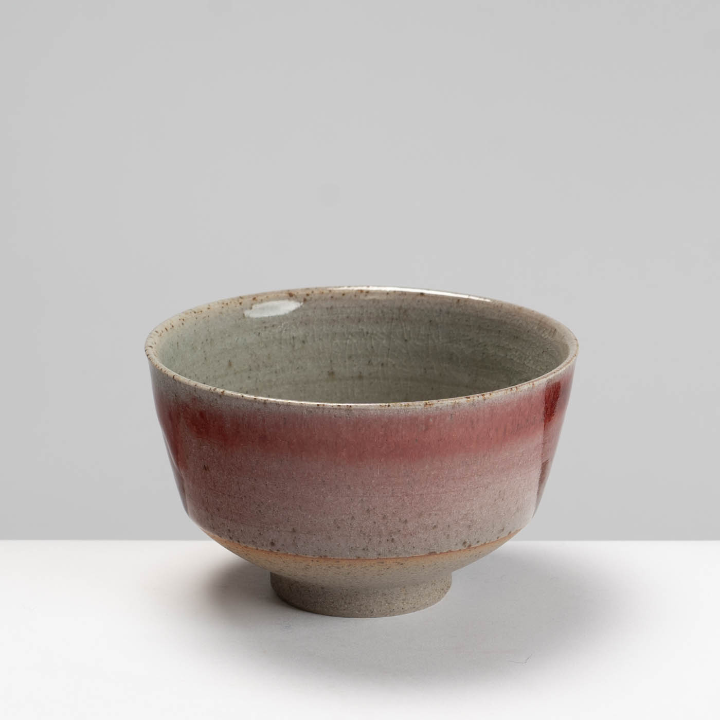 JTW322Y933 Footed Bowl Copper Red