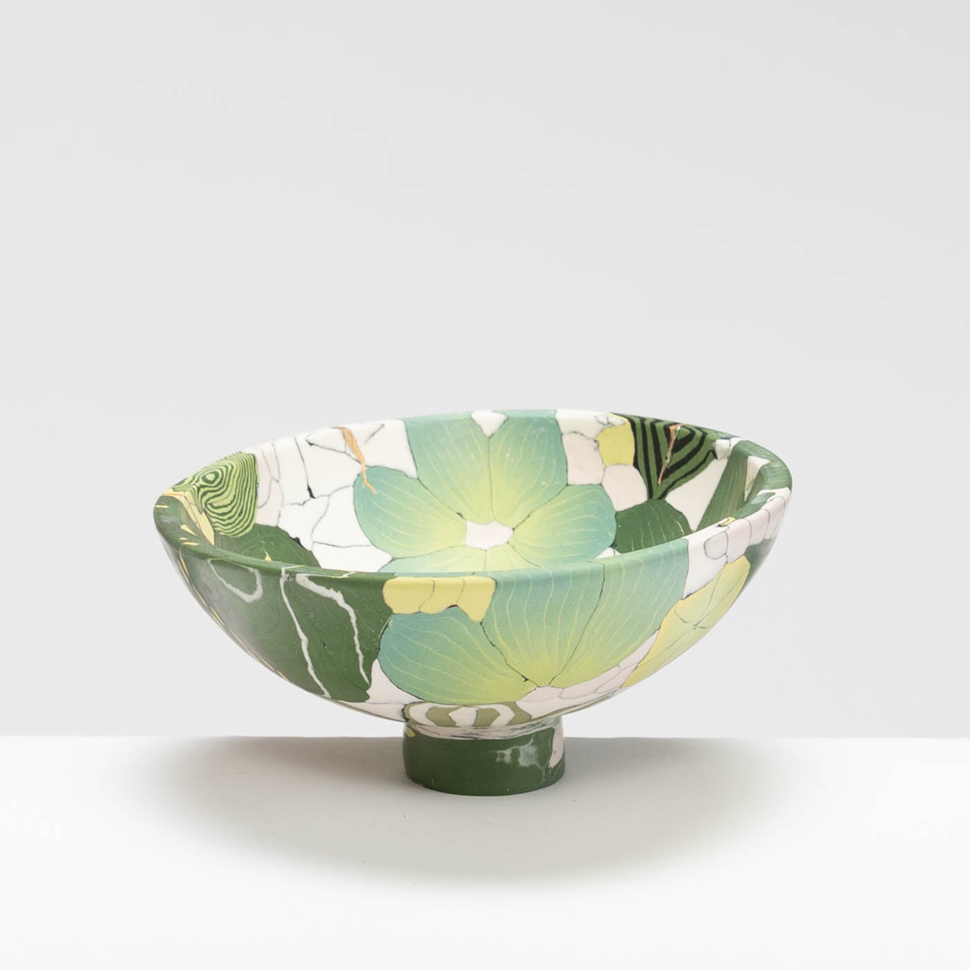 JM570Y14 Green and White Bowl