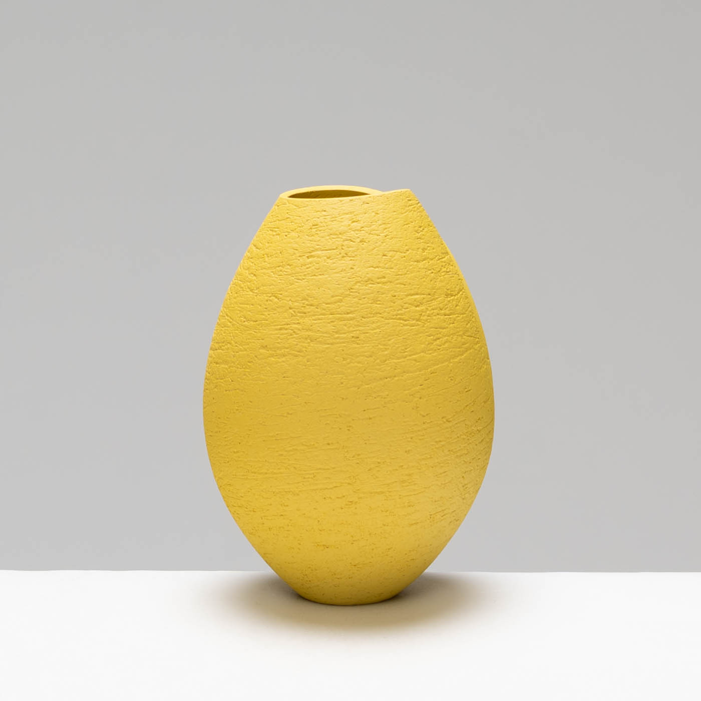 ASH259X83 Yellow Cut and Altered Pinch Pot