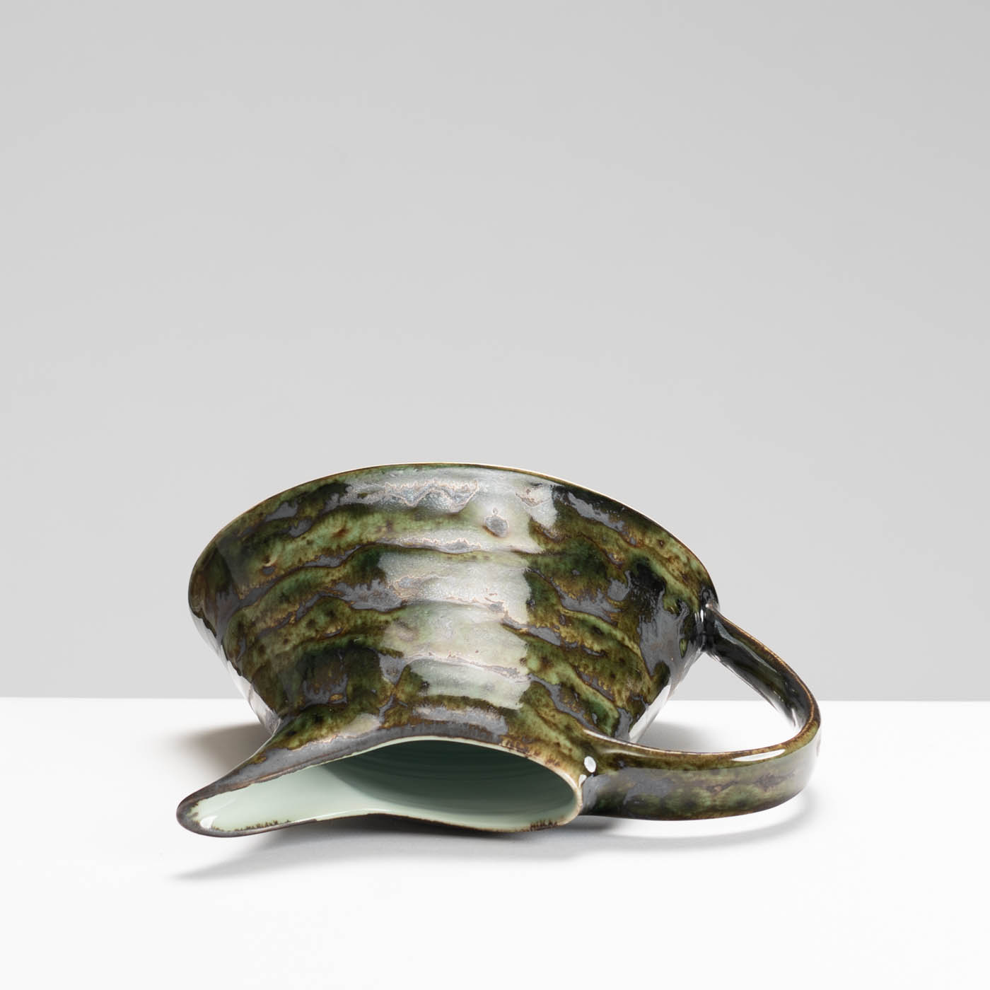 TT525Y240 Small Oval Jug Moss Green