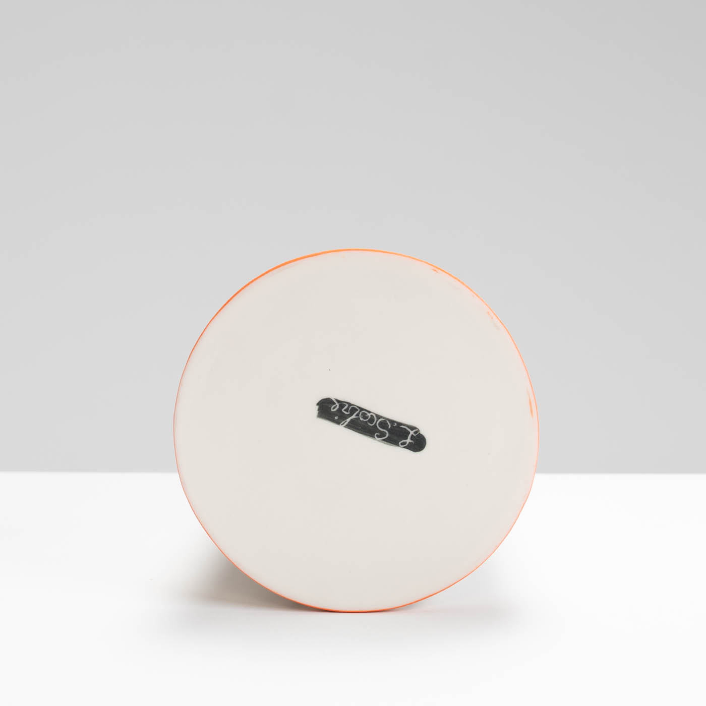 LS345Y751 Vase with Deep Orange Interior
