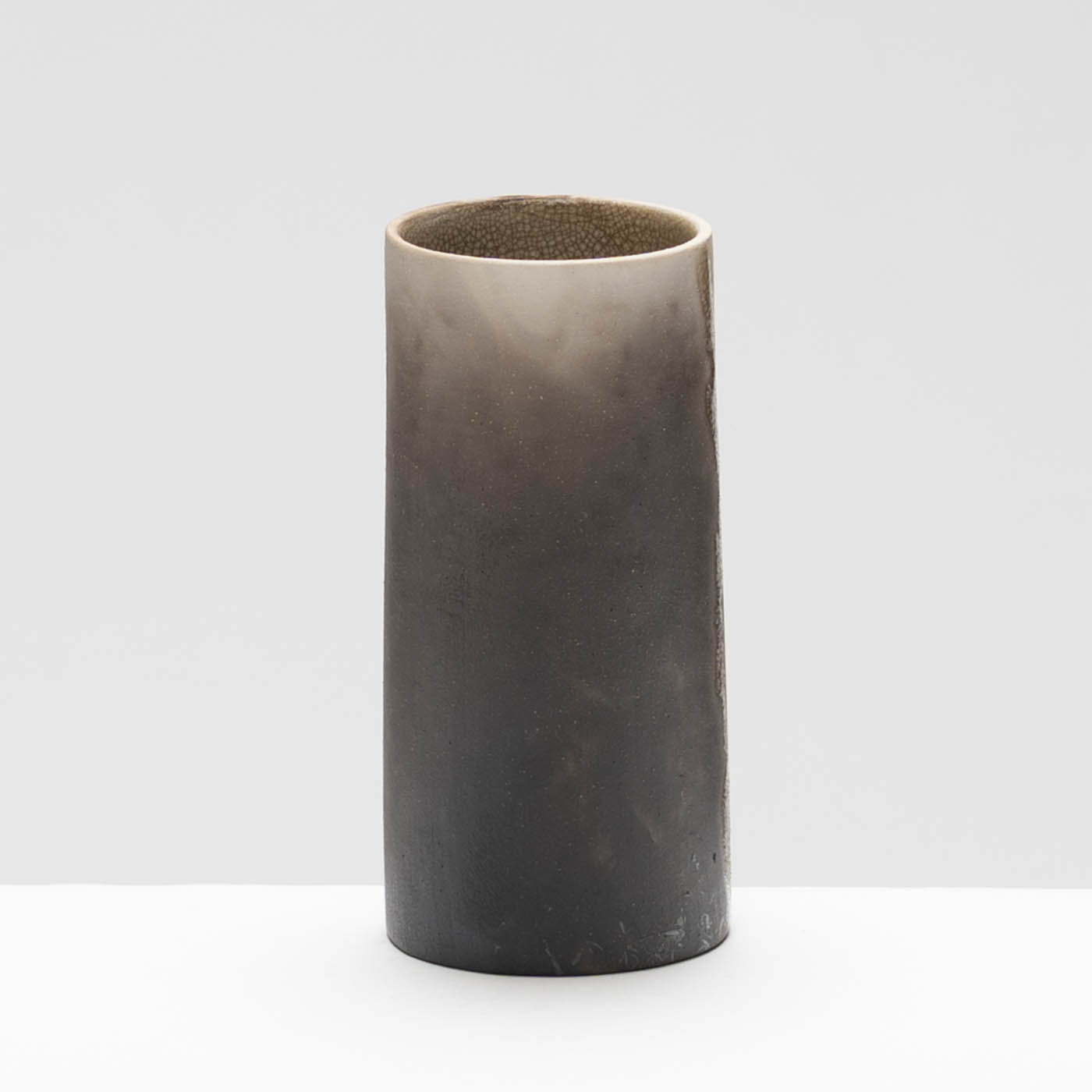 KS400Y89 Rivier II. Short Raku Vessel