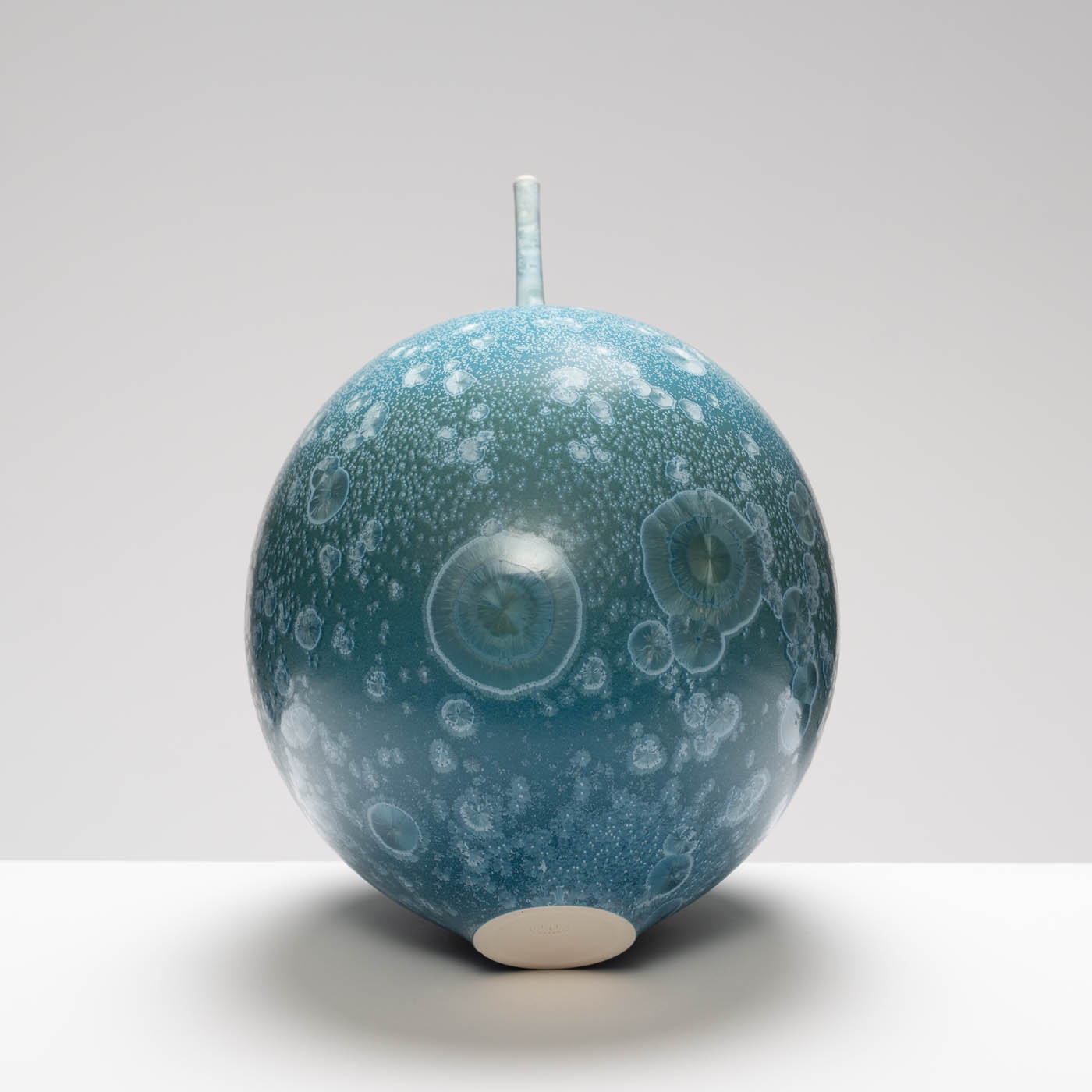 MH409Y140 Large Narrow Neck Vase Blue