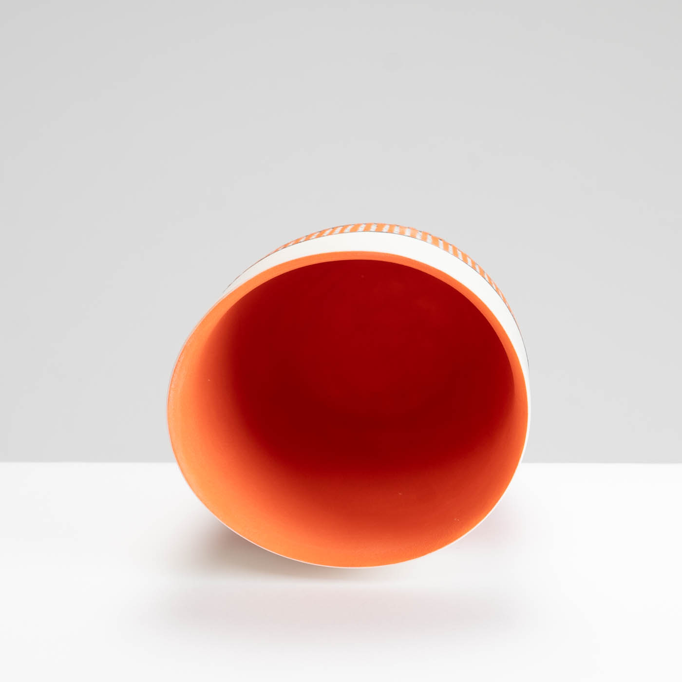 LS345Y792 Tall Bowl in Deep Orange