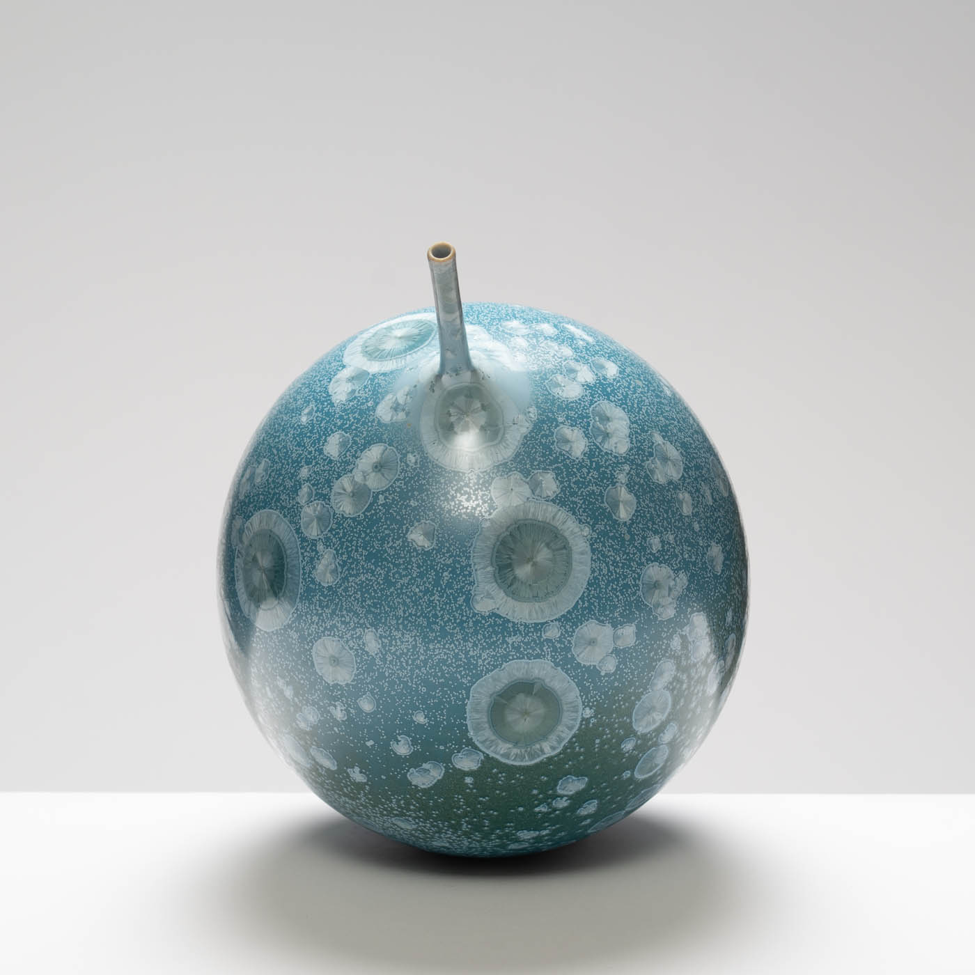 MH409Y140 Large Narrow Neck Vase Blue