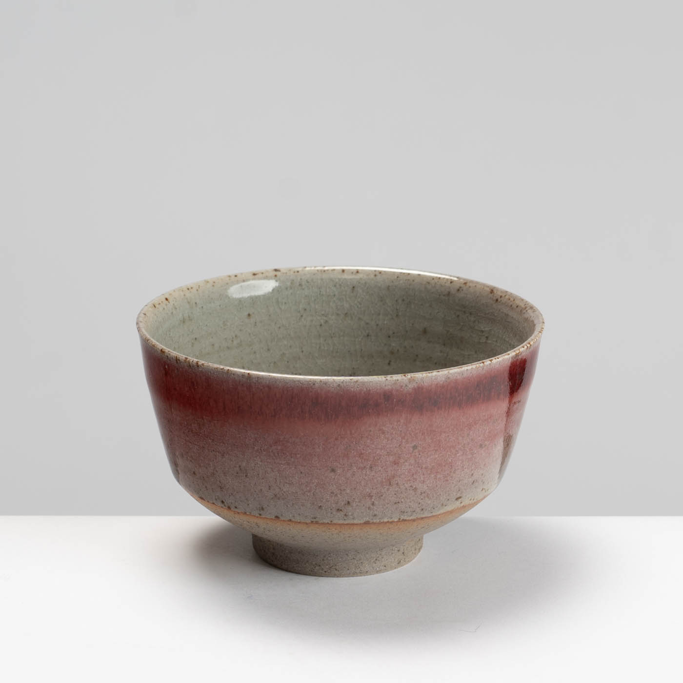 JTW322Y933 Footed Bowl Copper Red