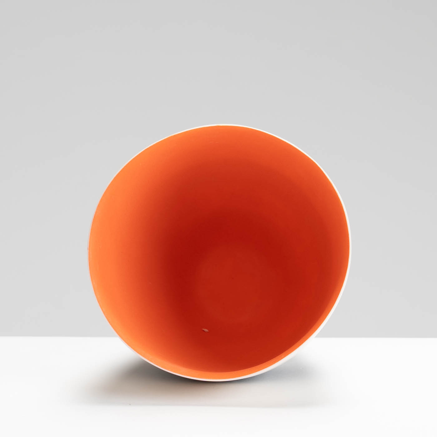LS345Y762 Small Bowl with Deep Orange Interior