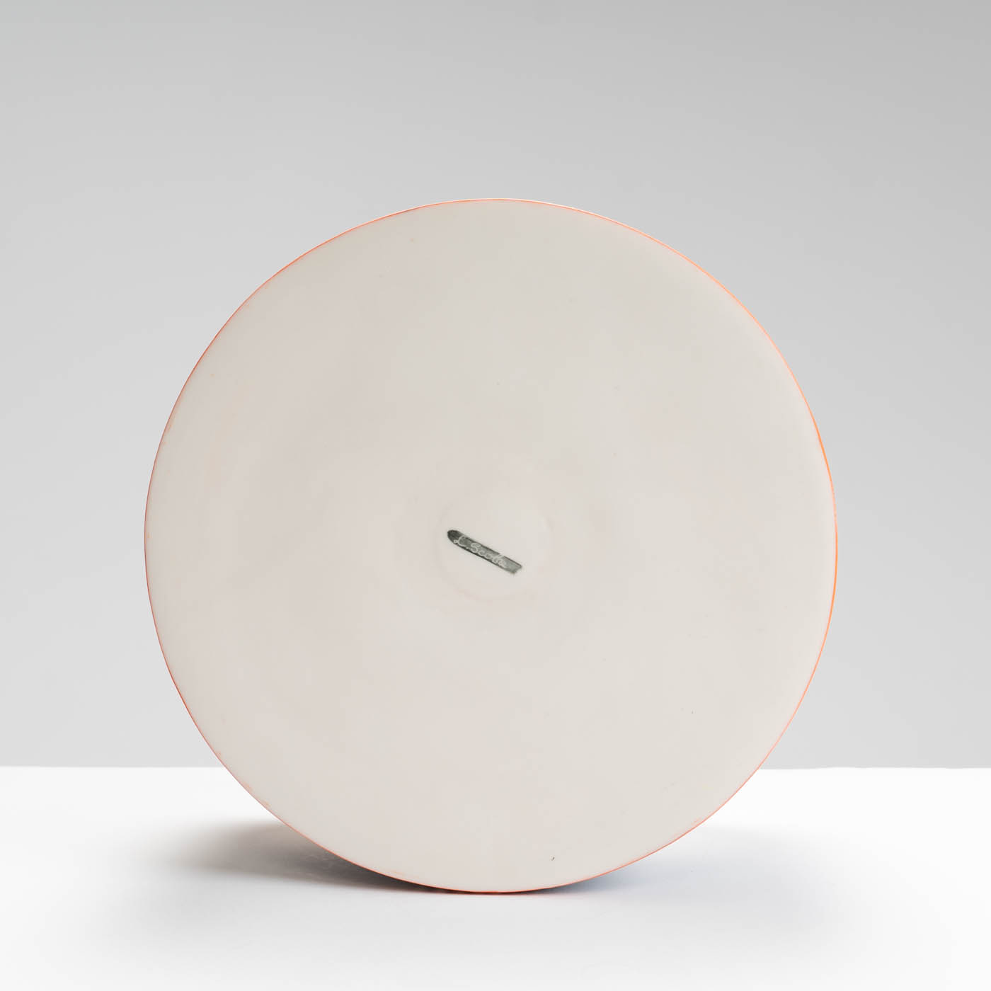 LS345Y781 Shallow Bowl in Deep Orange