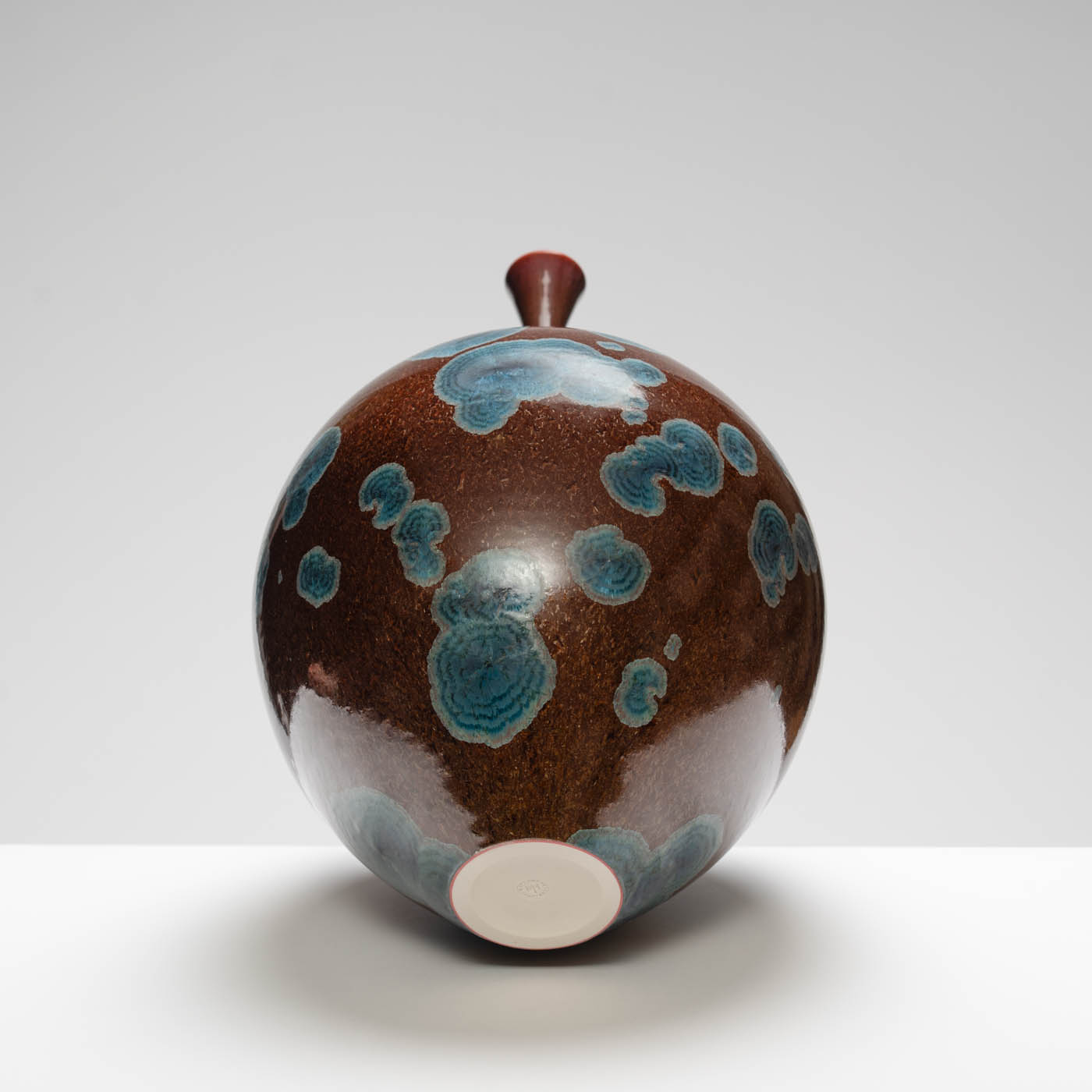 MH409Y134 Large Vase Mauve/Blue