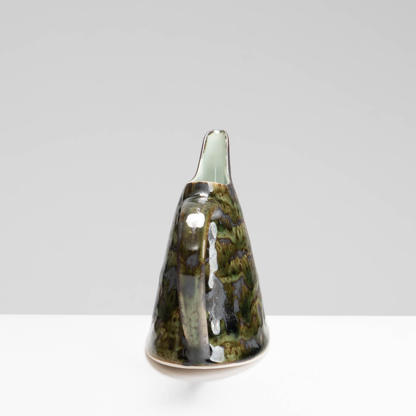 TT525Y240 Small Oval Jug Moss Green