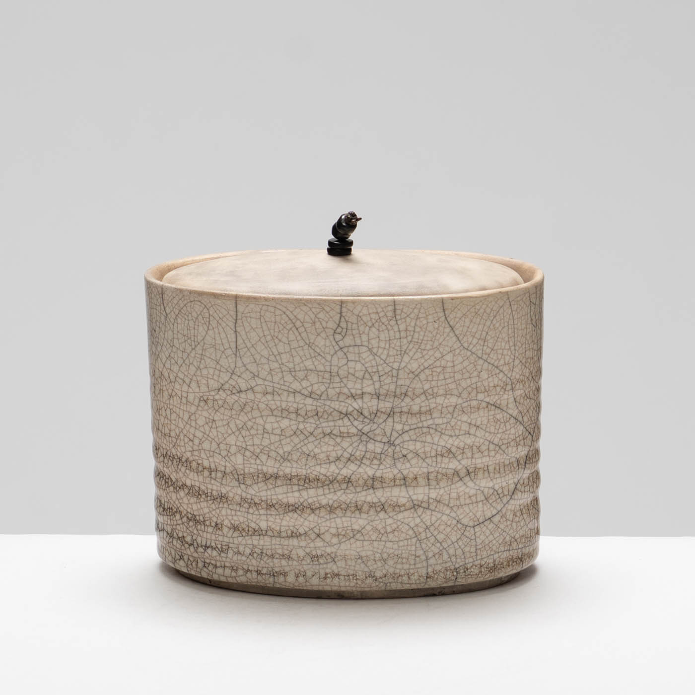 KS400Y92 Ellipse Raku Oval Container