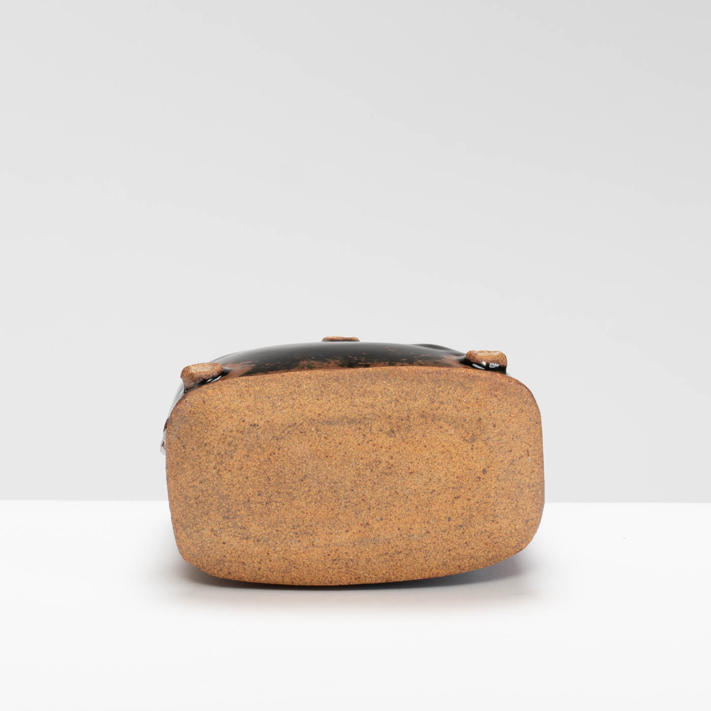 JH341Y89 Red/Tenmoku/Kaki Vase