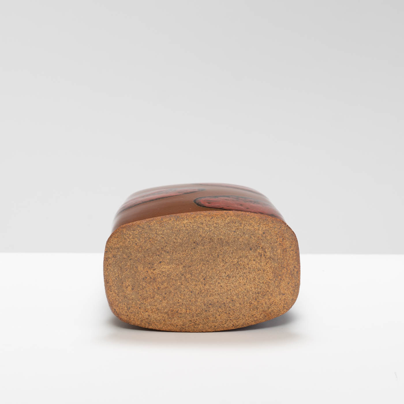 JH341Y88 Red/Tenmoku/Kaki Vase