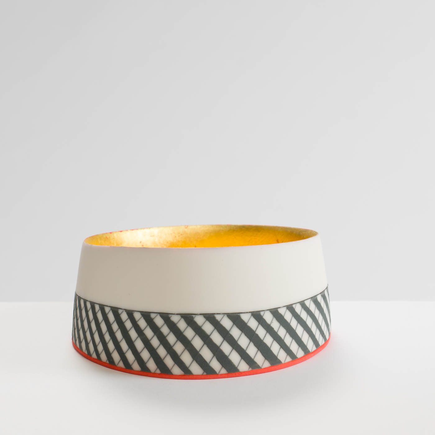 LS345Y716 Shallow Bowl with 23ct Gold Interior