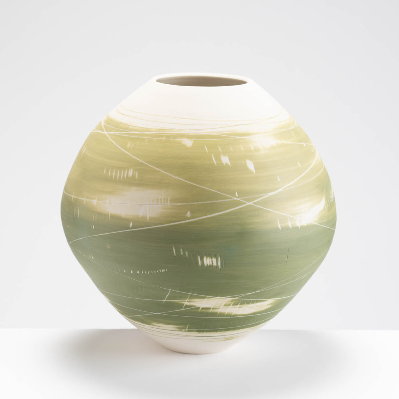 AT488Y567 Moon Jar Two Greens