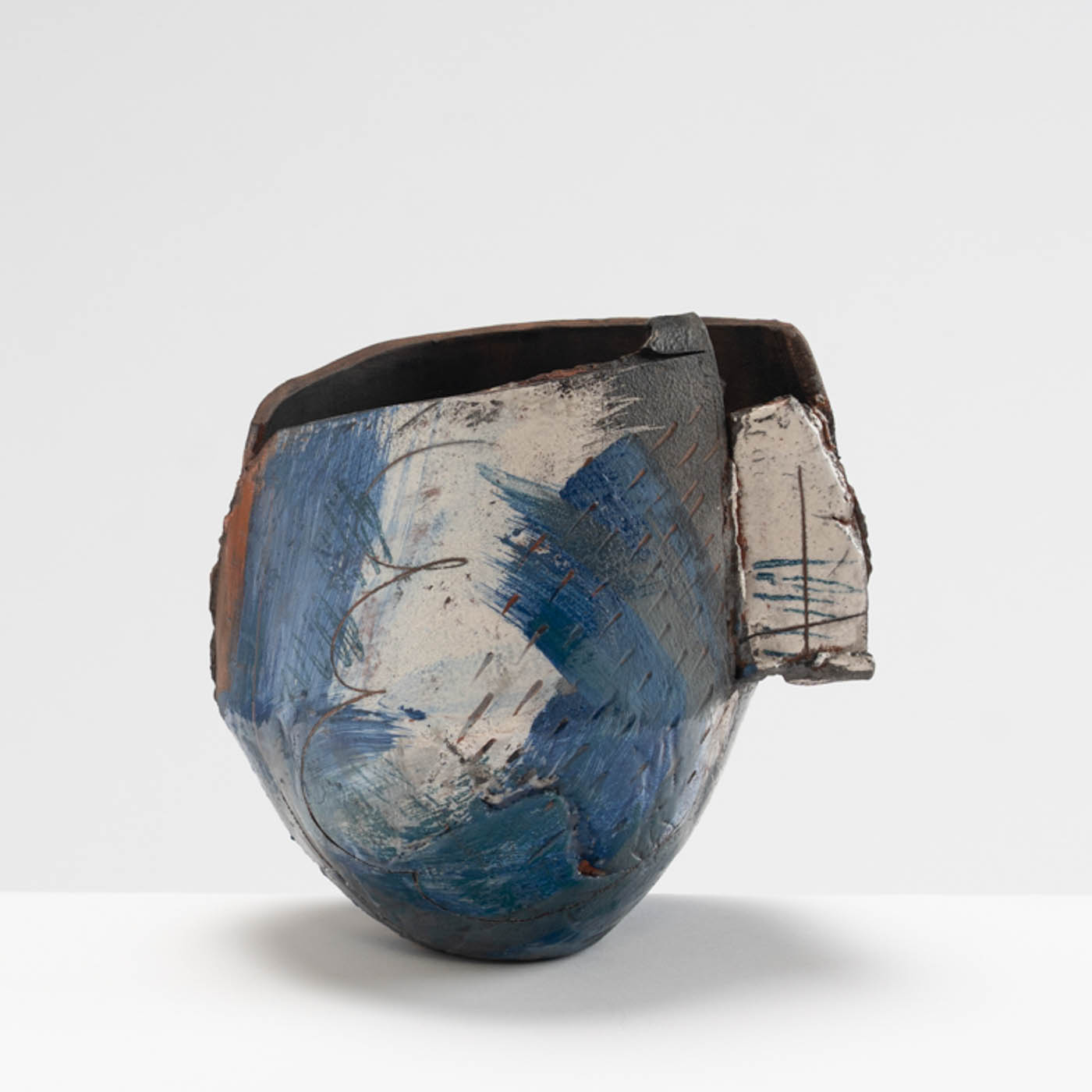 ES582Y71 Medium Blue Fragmented Vessel