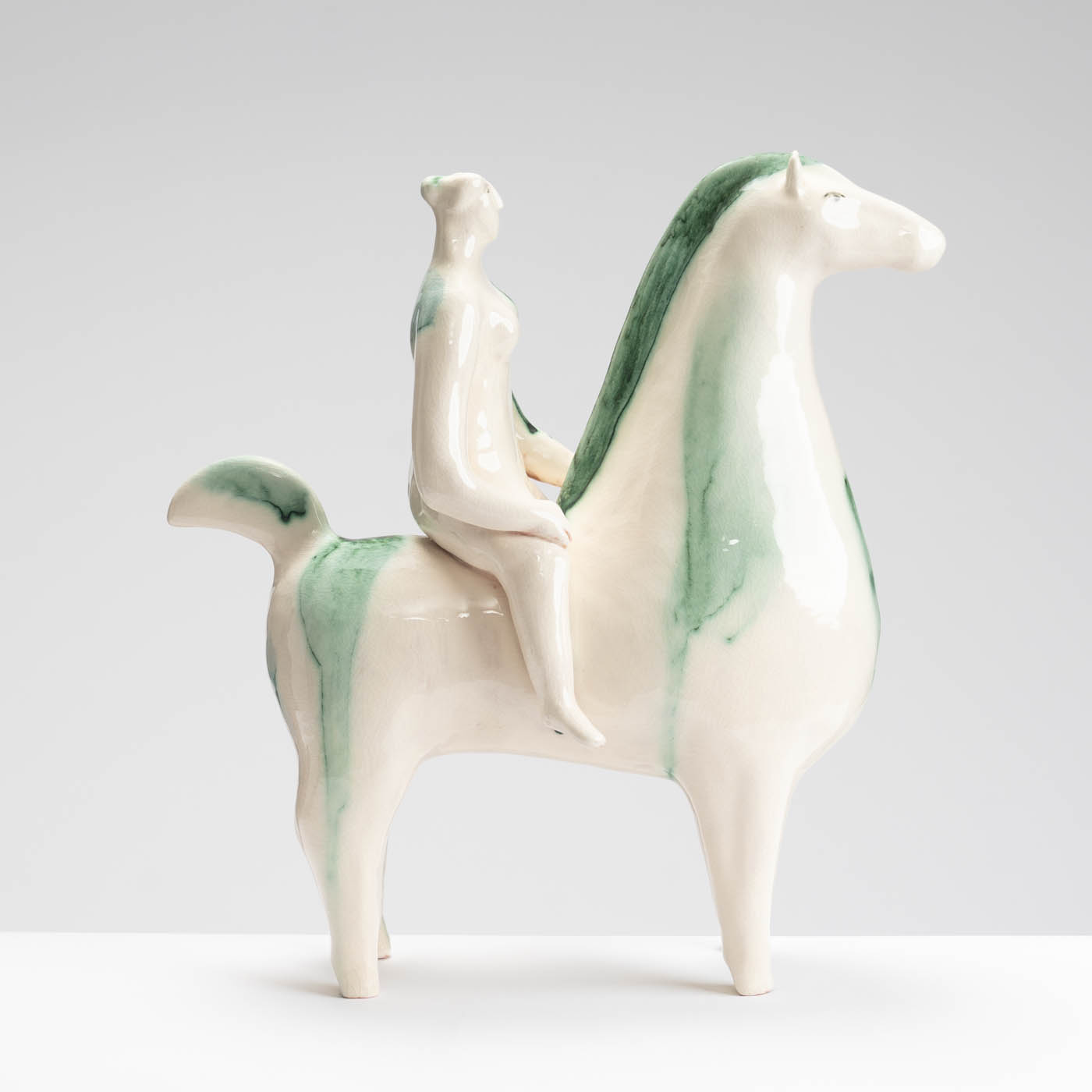 JS314Y407 Horse and Rider - Woman
