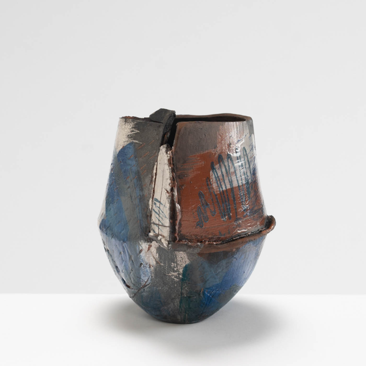 ES582Y71 Medium Blue Fragmented Vessel