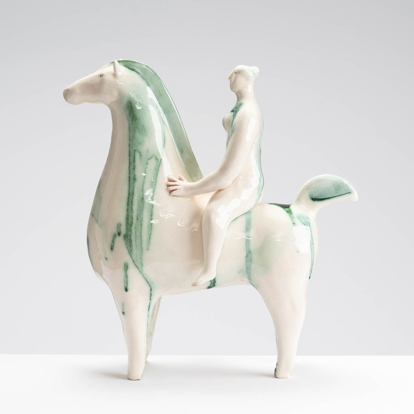 JS314Y407 Horse and Rider - Woman