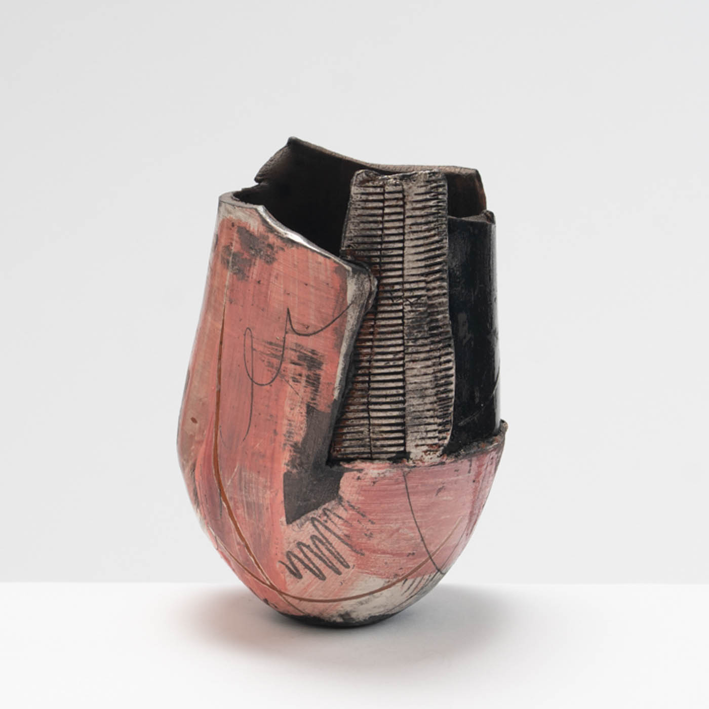 ES582Y72 Medium Pink Fragmented Vessel