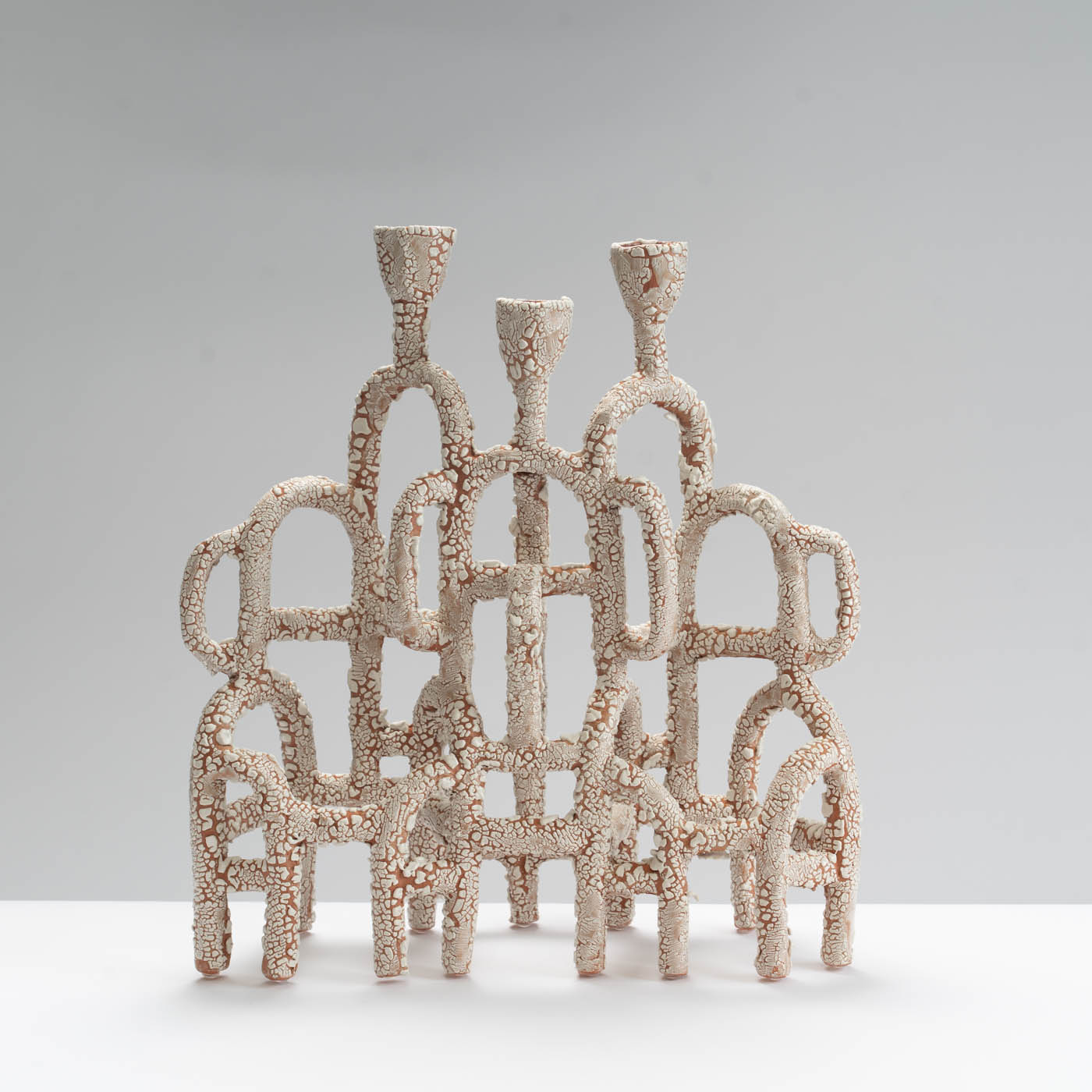 SG557Y11 Cracked Earth Candelabra
