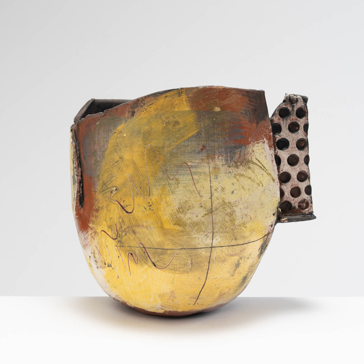 ES582Y70 Large Yellow Fragmented Vessel